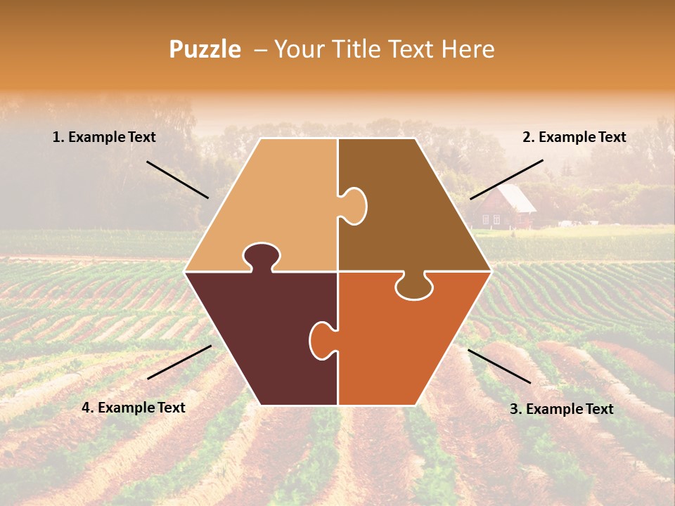 Tarım Arazisi PowerPoint Template