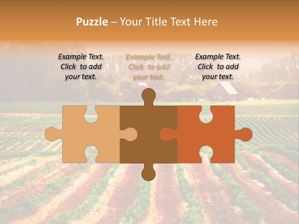 Tarım Arazisi PowerPoint Template