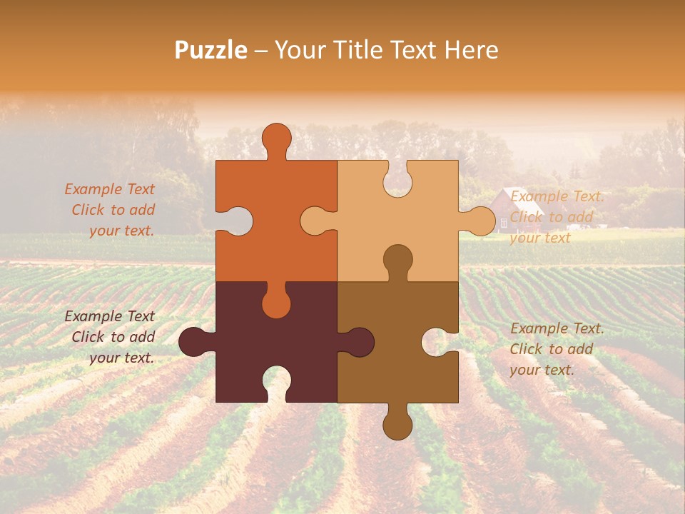 Tarım Arazisi PowerPoint Template