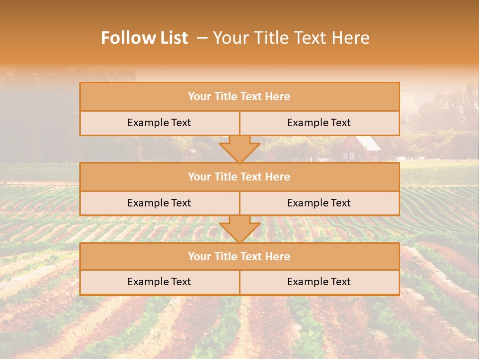 Tarım Arazisi PowerPoint Template