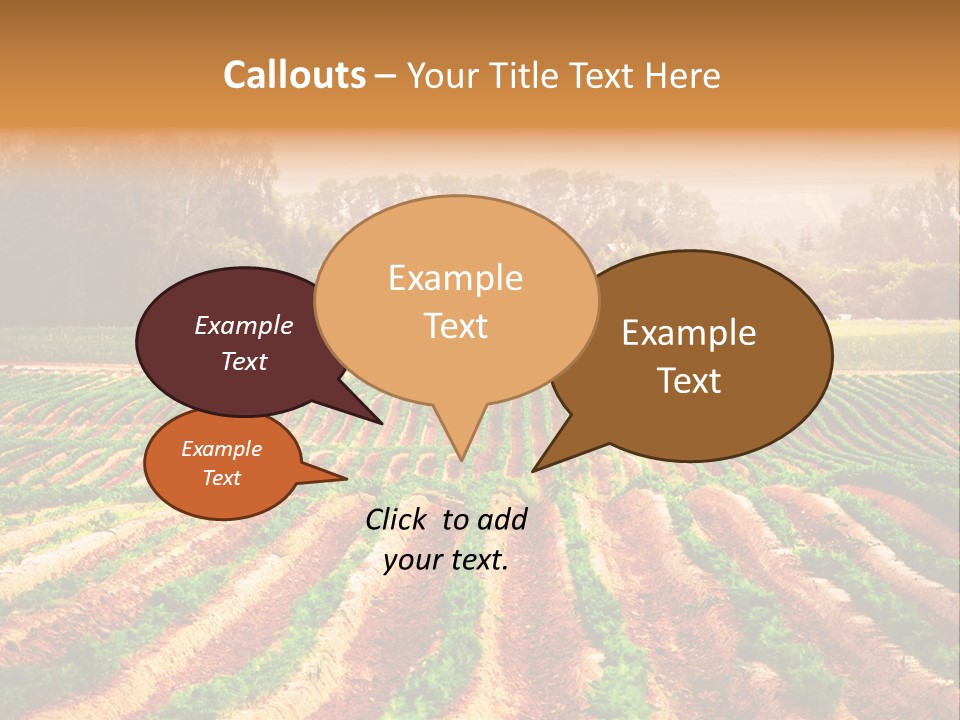 Tarım Arazisi PowerPoint Template