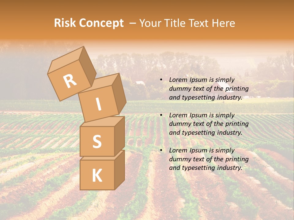 Tarım Arazisi PowerPoint Template