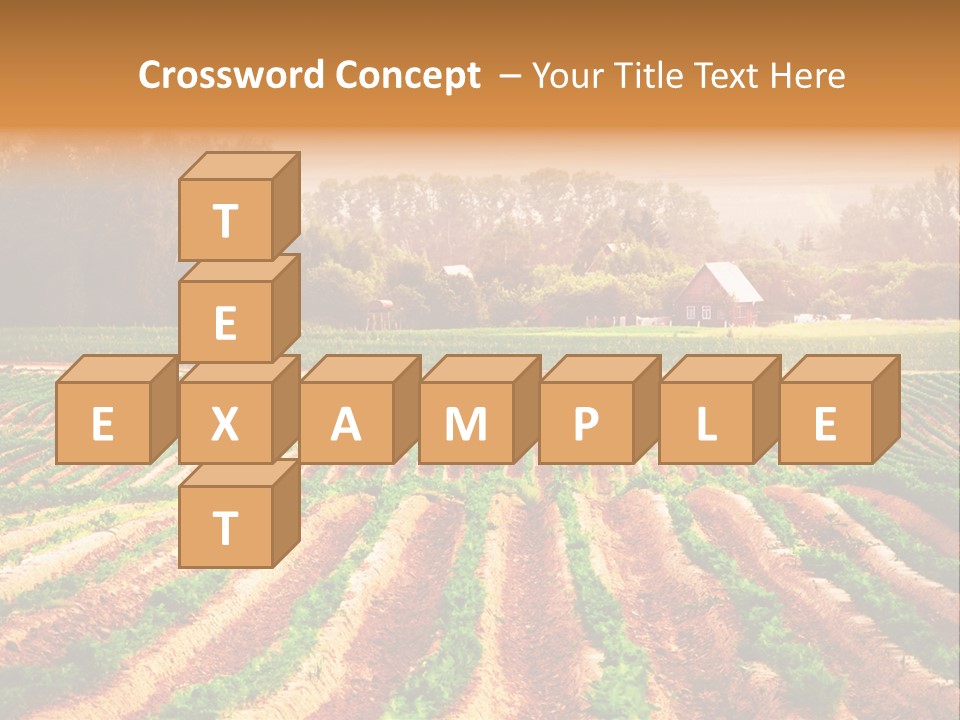 Tarım Arazisi PowerPoint Template