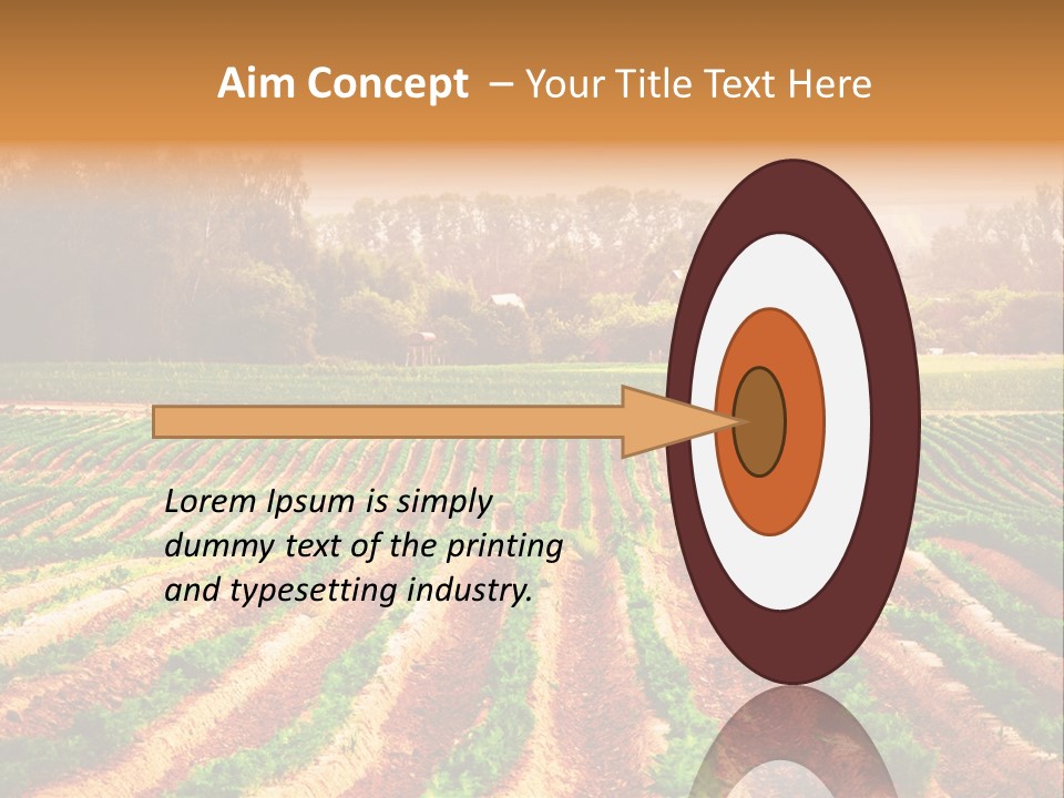 Tarım Arazisi PowerPoint Template