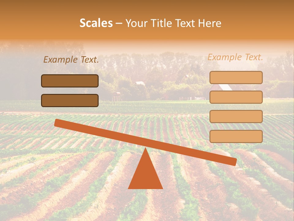Tarım Arazisi PowerPoint Template