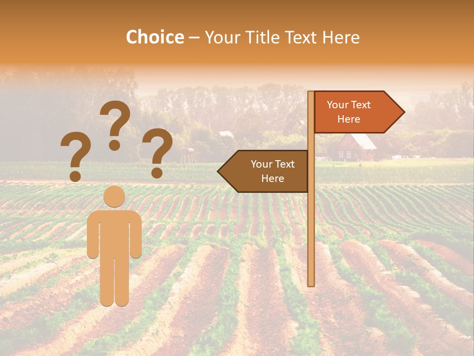 Tarım Arazisi PowerPoint Template