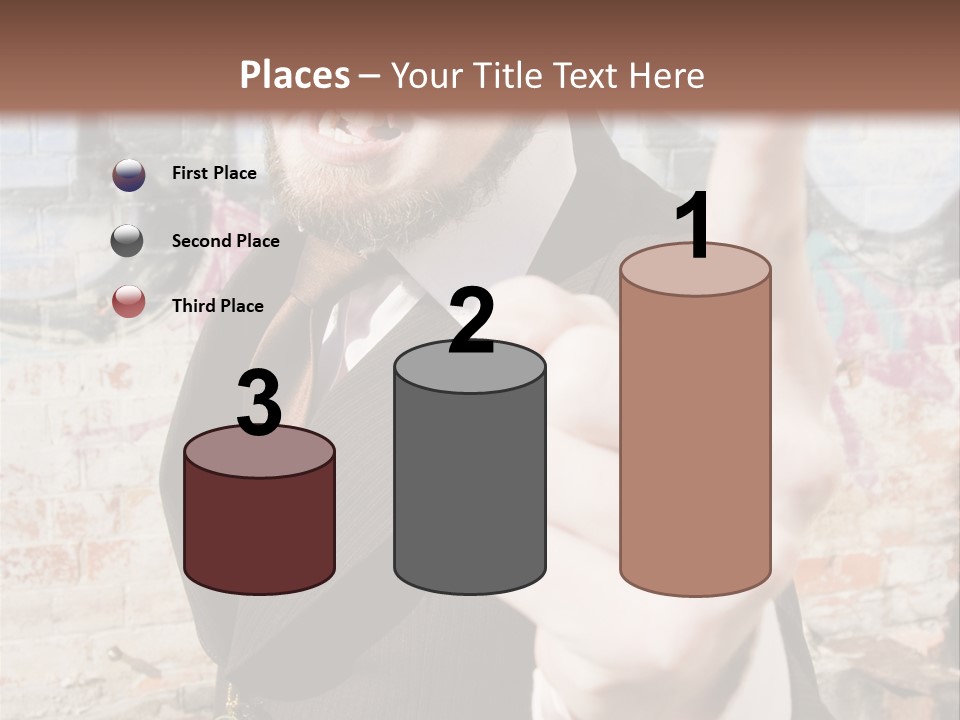 Man Making A Point PowerPoint Template