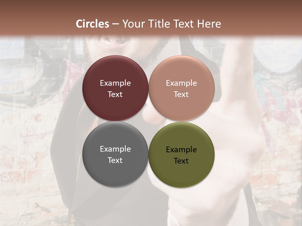 Man Making A Point PowerPoint Template