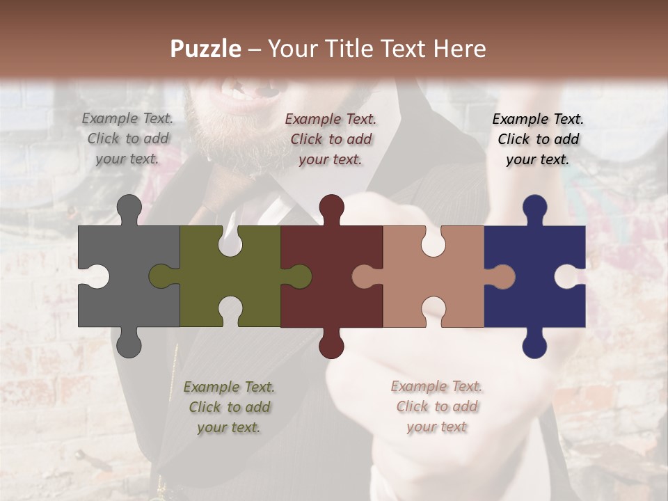 Man Making A Point PowerPoint Template