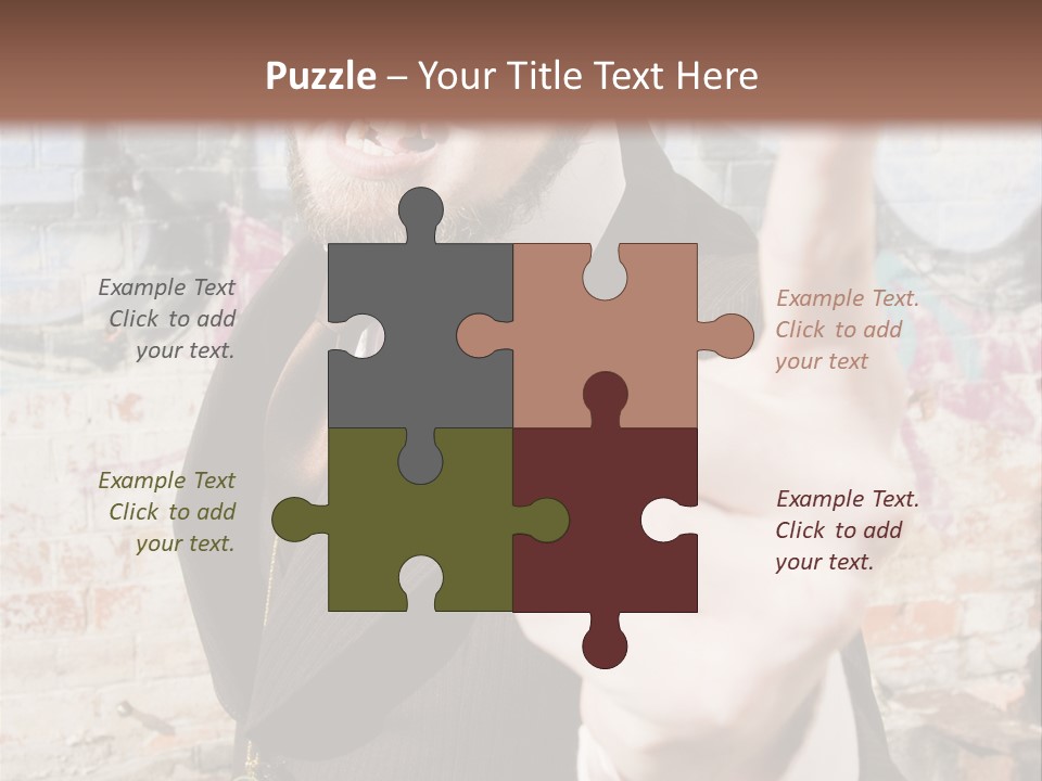 Man Making A Point PowerPoint Template