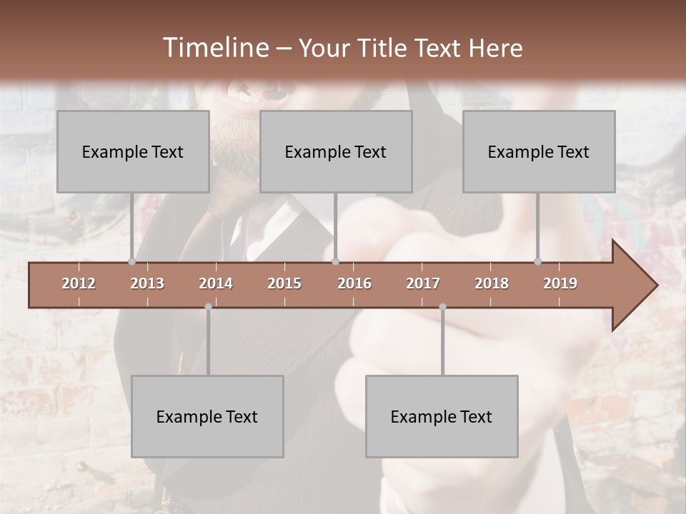 Man Making A Point PowerPoint Template