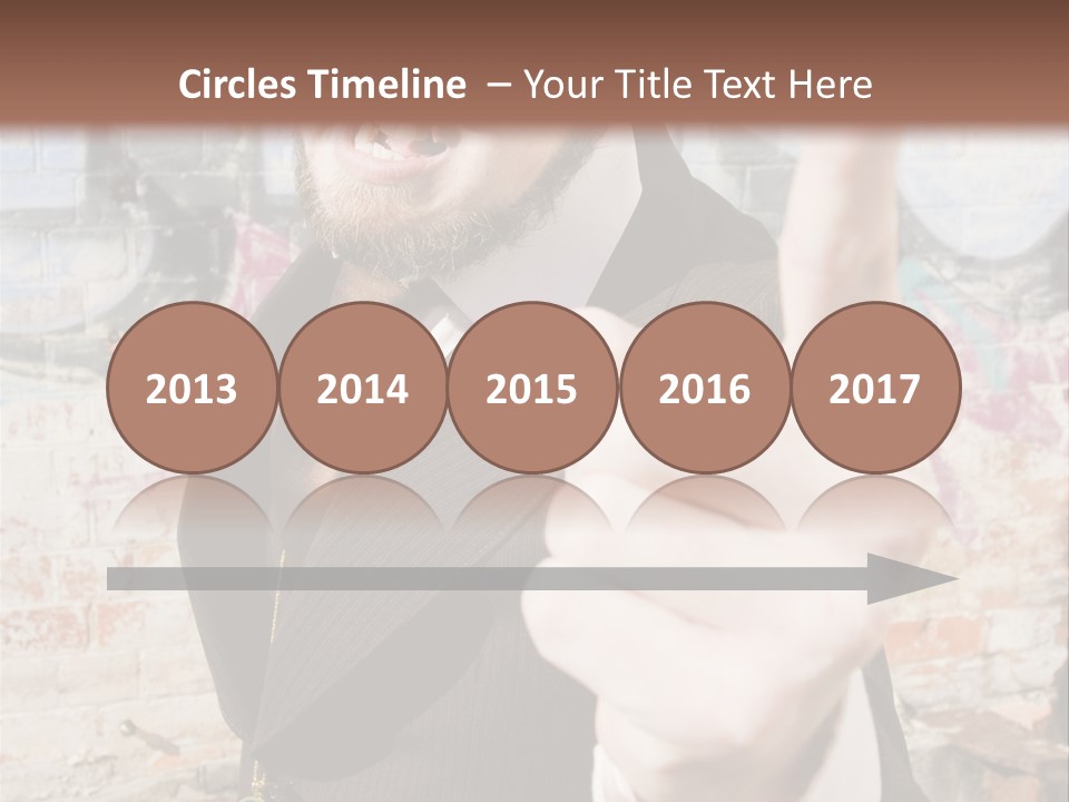 Man Making A Point PowerPoint Template