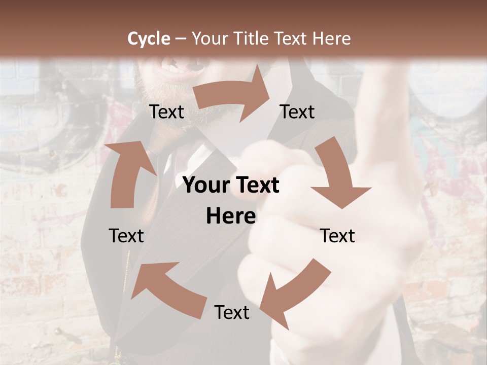 Man Making A Point PowerPoint Template