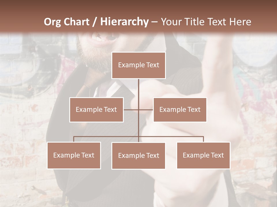 Man Making A Point PowerPoint Template