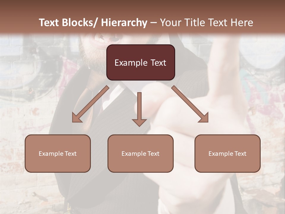 Man Making A Point PowerPoint Template
