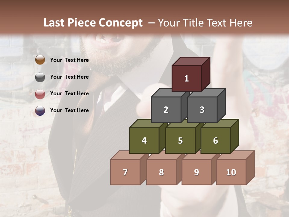 Man Making A Point PowerPoint Template