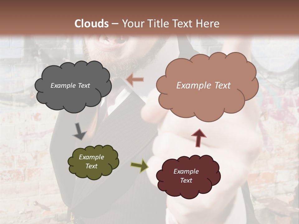 Man Making A Point PowerPoint Template