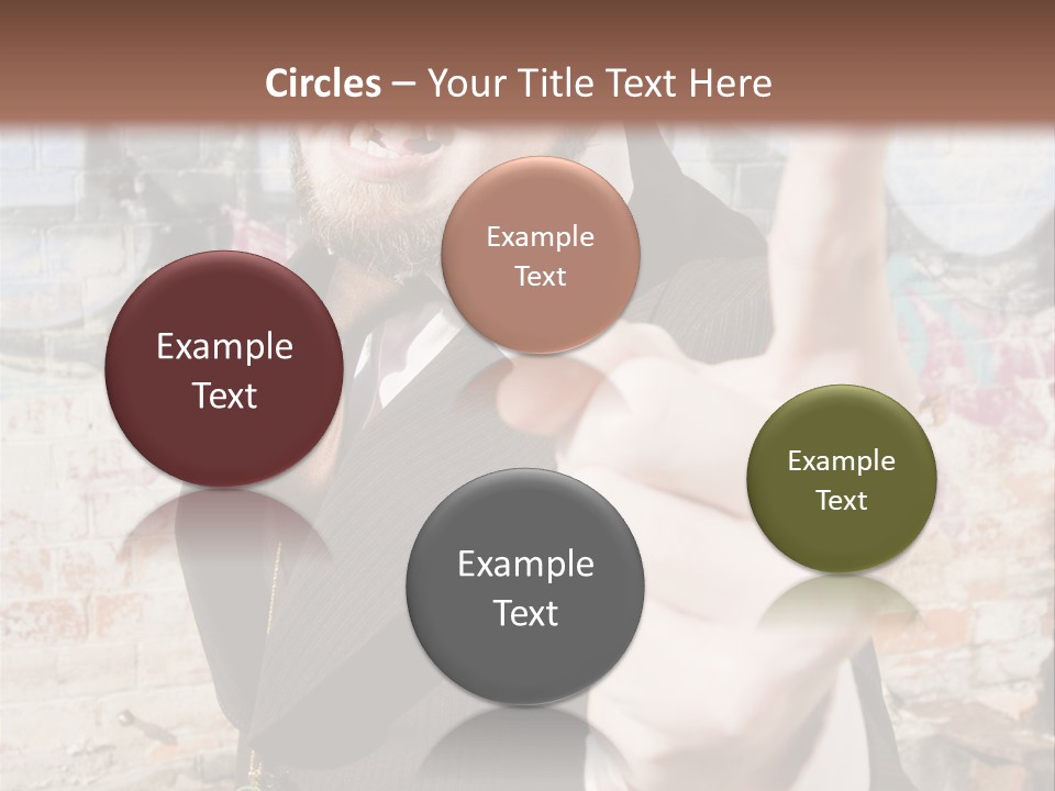 Man Making A Point PowerPoint Template