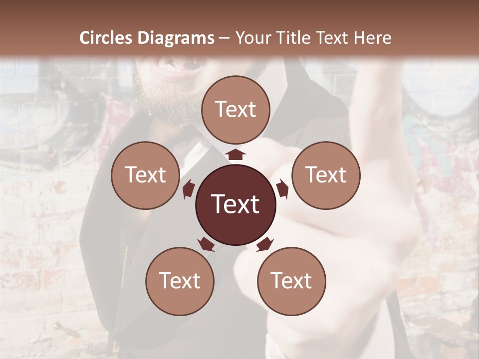 Man Making A Point PowerPoint Template