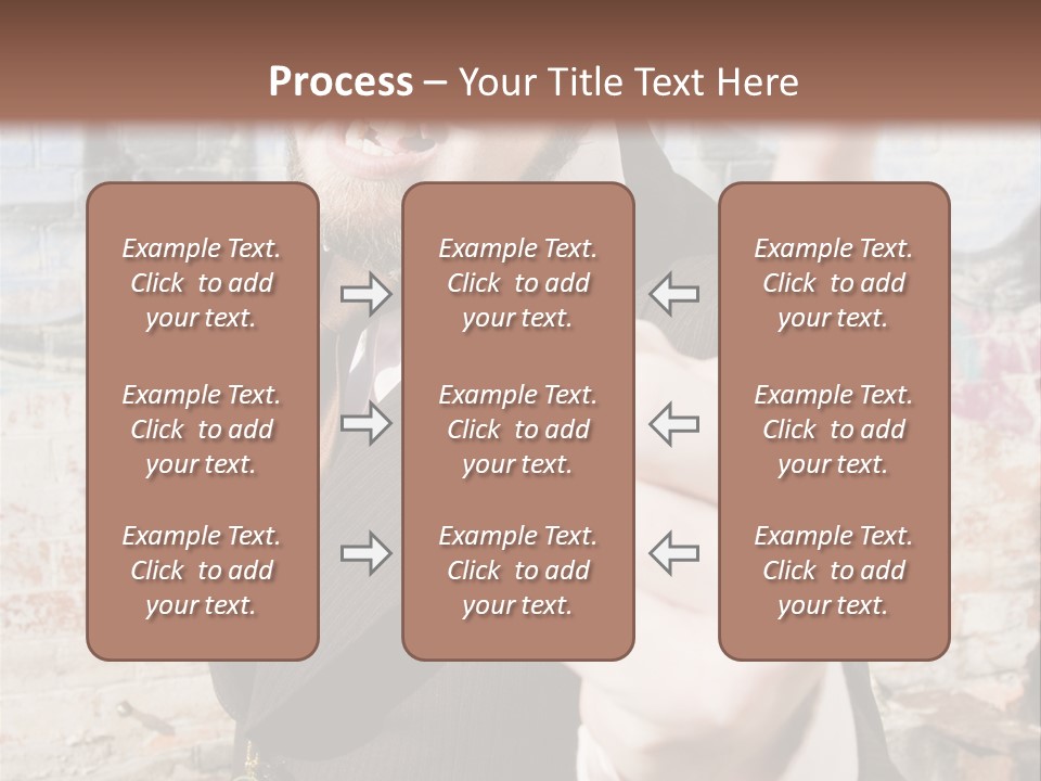 Man Making A Point PowerPoint Template