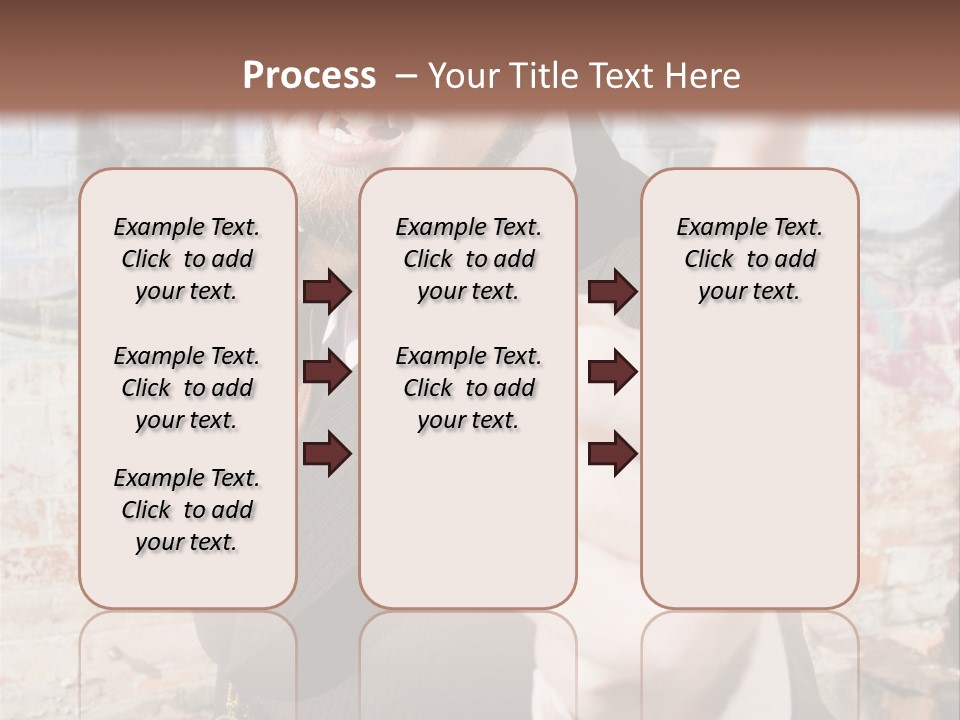 Man Making A Point PowerPoint Template