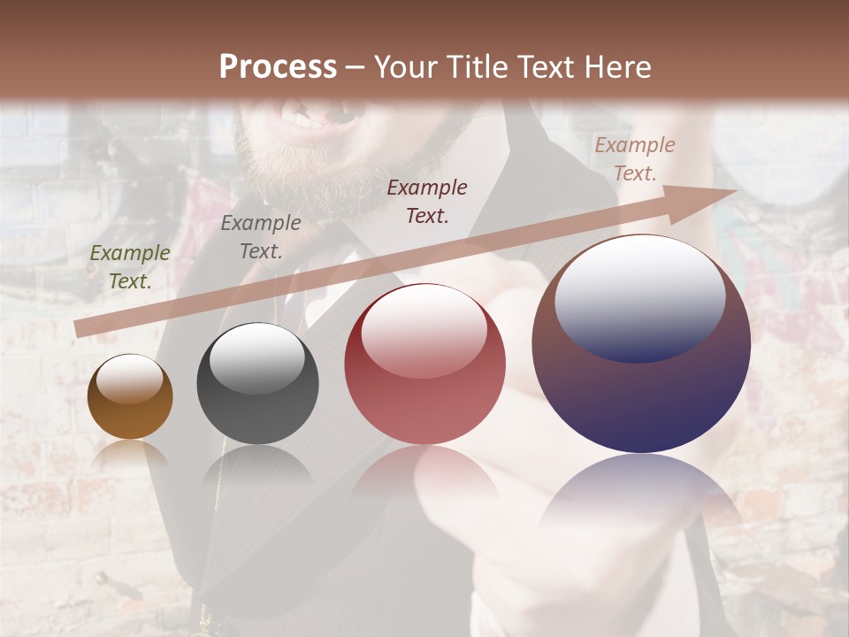 Man Making A Point PowerPoint Template