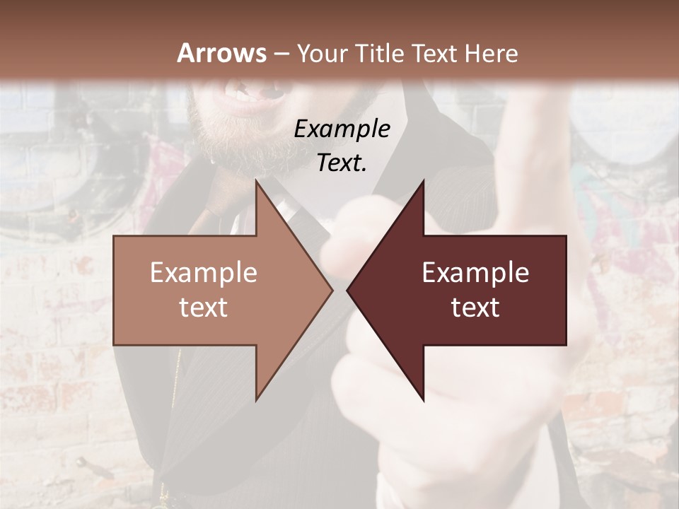 Man Making A Point PowerPoint Template