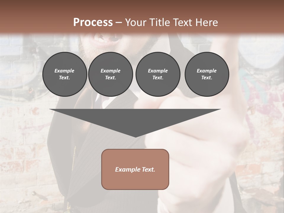 Man Making A Point PowerPoint Template