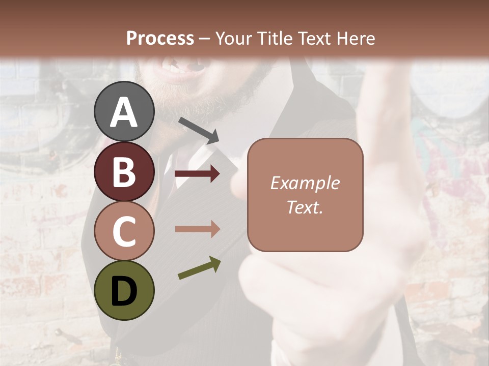 Man Making A Point PowerPoint Template