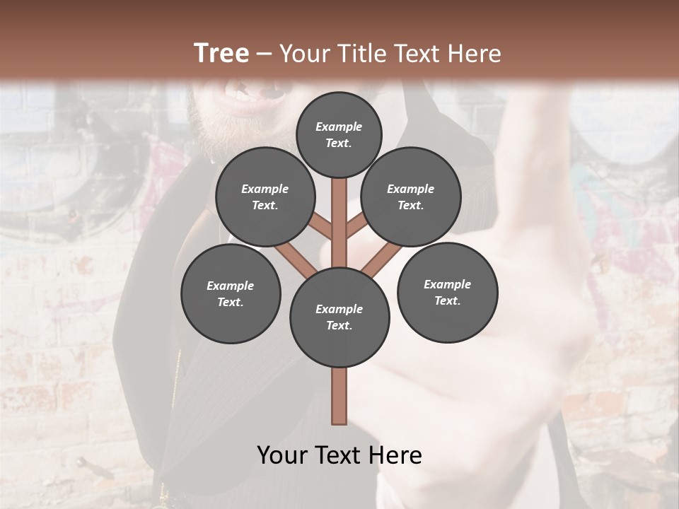 Man Making A Point PowerPoint Template