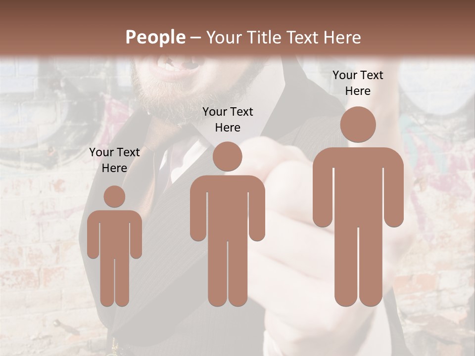 Man Making A Point PowerPoint Template