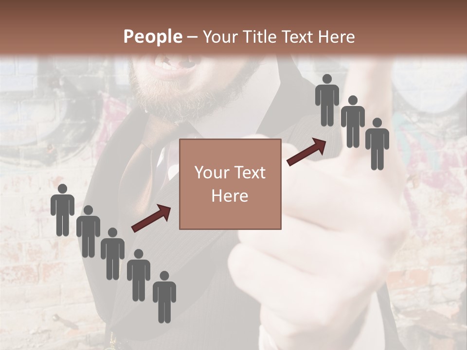 Man Making A Point PowerPoint Template