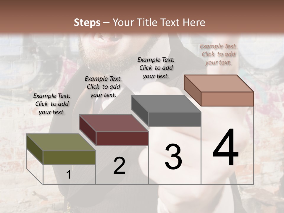 Man Making A Point PowerPoint Template