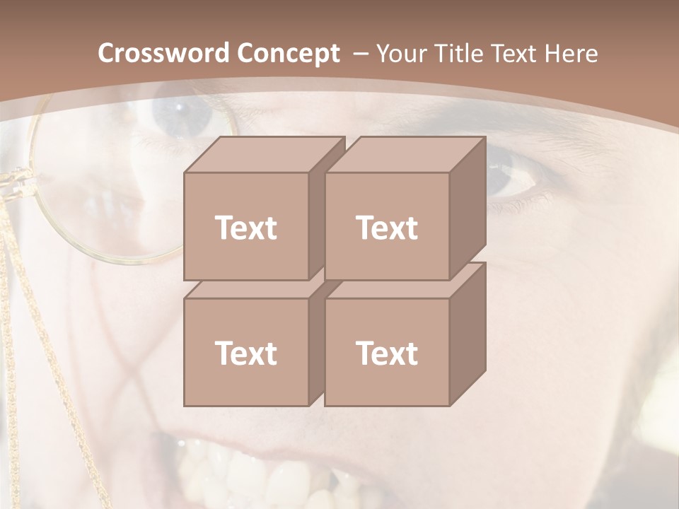 Monocle Man PowerPoint Template