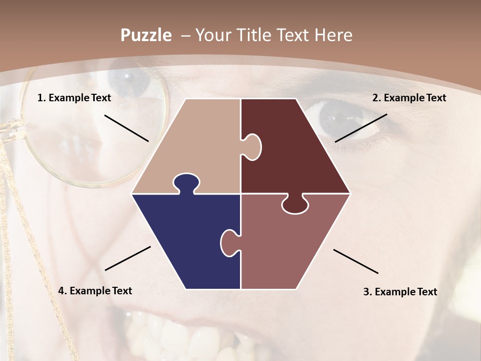 Monocle Man PowerPoint Template