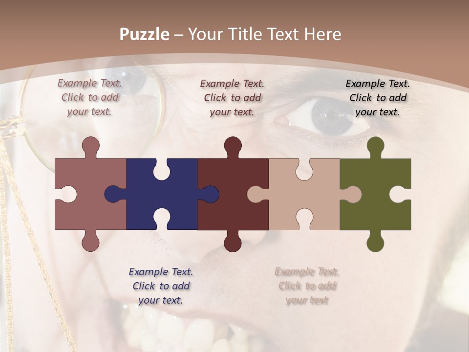 Monocle Man PowerPoint Template