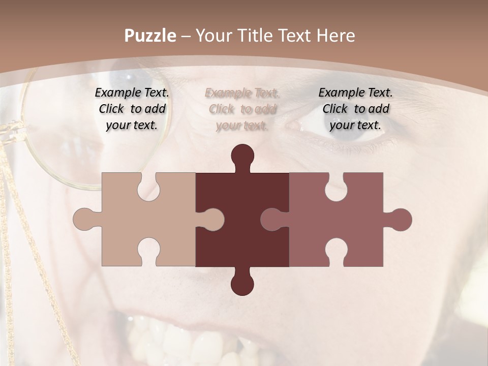 Monocle Man PowerPoint Template