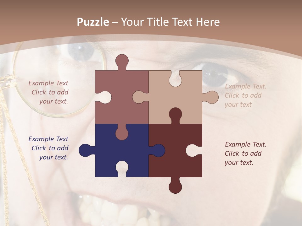 Monocle Man PowerPoint Template