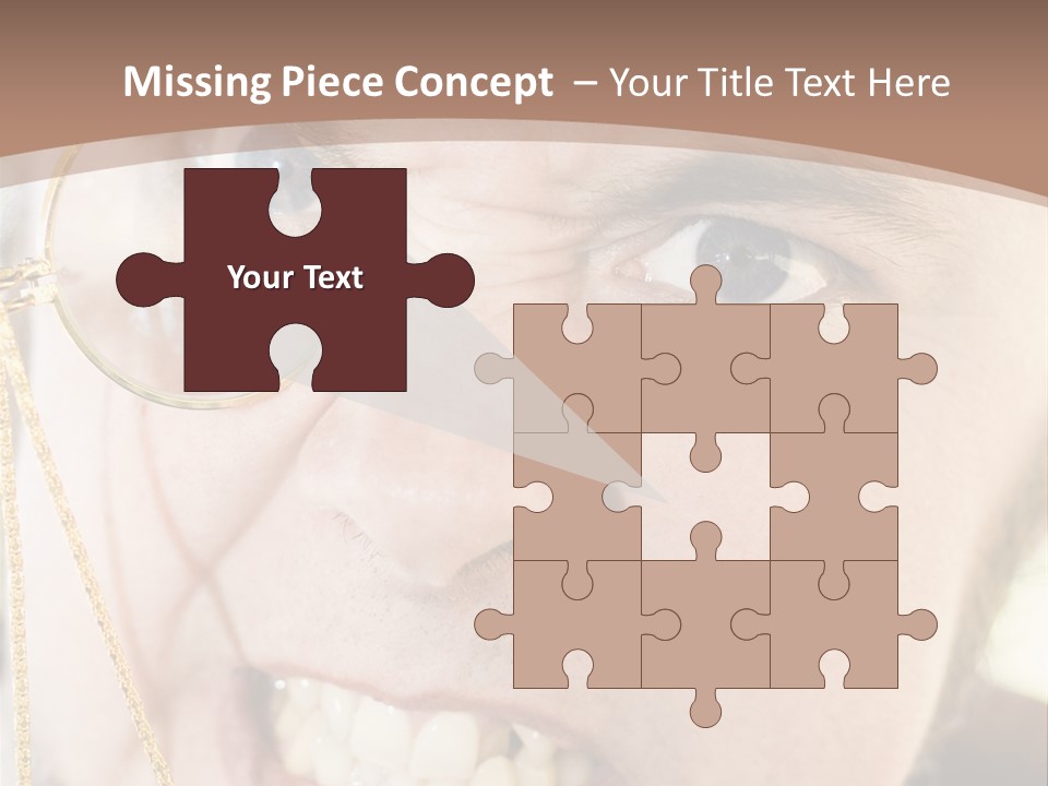 Monocle Man PowerPoint Template