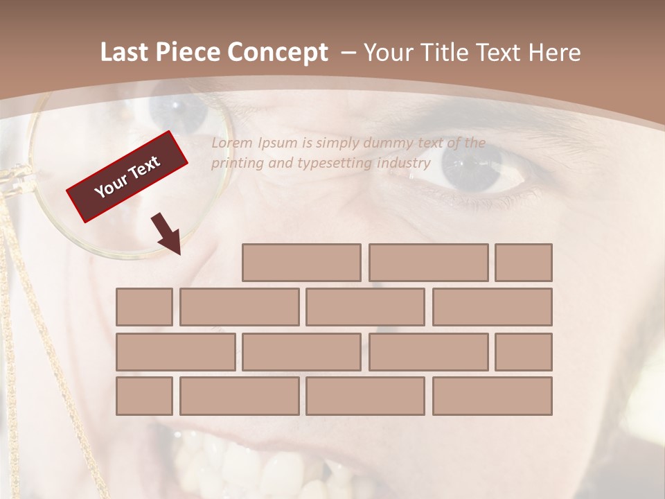 Monocle Man PowerPoint Template