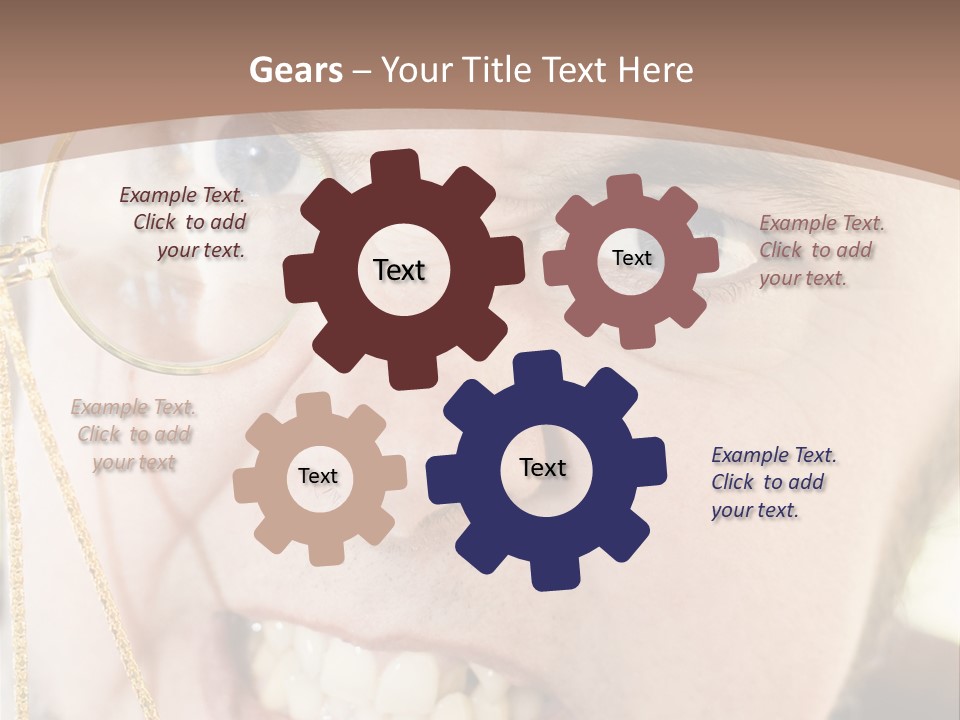 Monocle Man PowerPoint Template