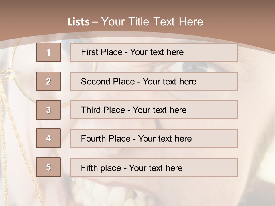 Monocle Man PowerPoint Template