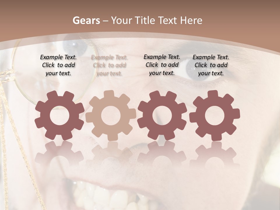 Monocle Man PowerPoint Template