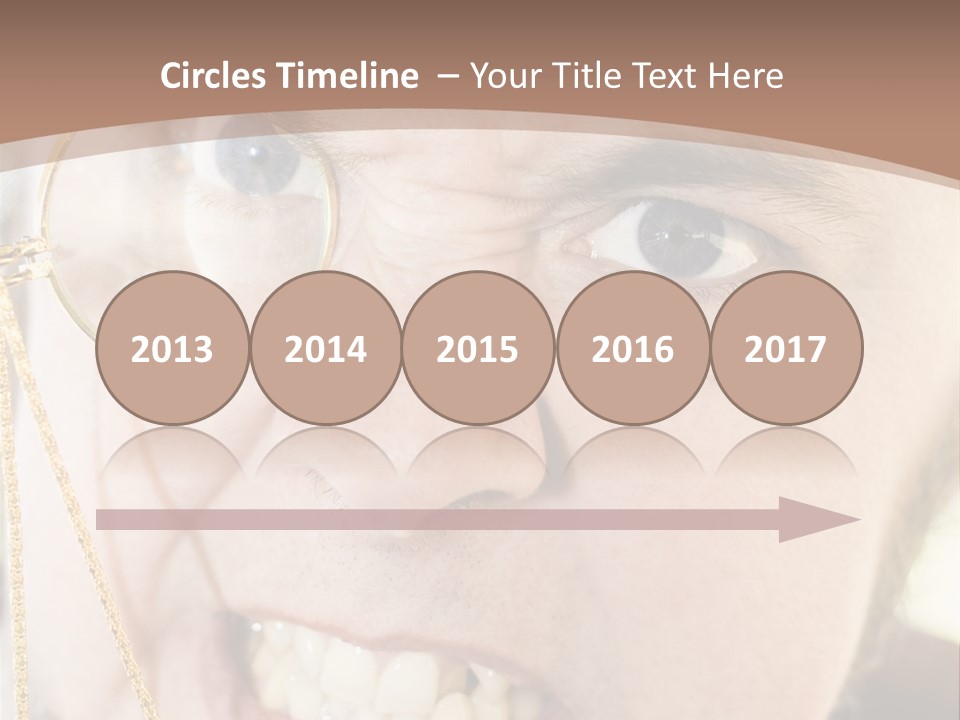 Monocle Man PowerPoint Template