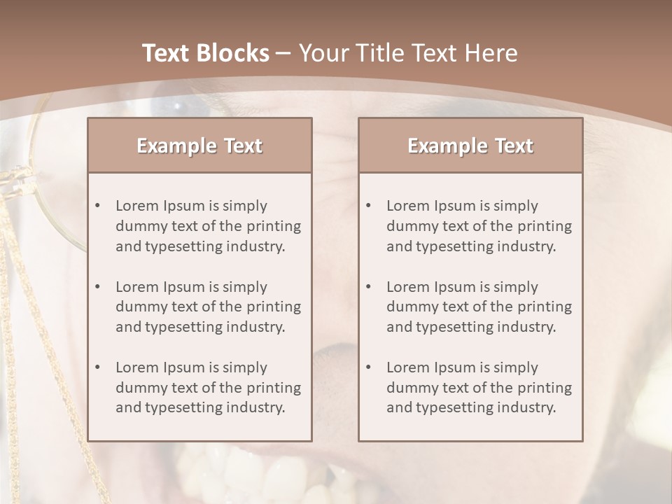 Monocle Man PowerPoint Template