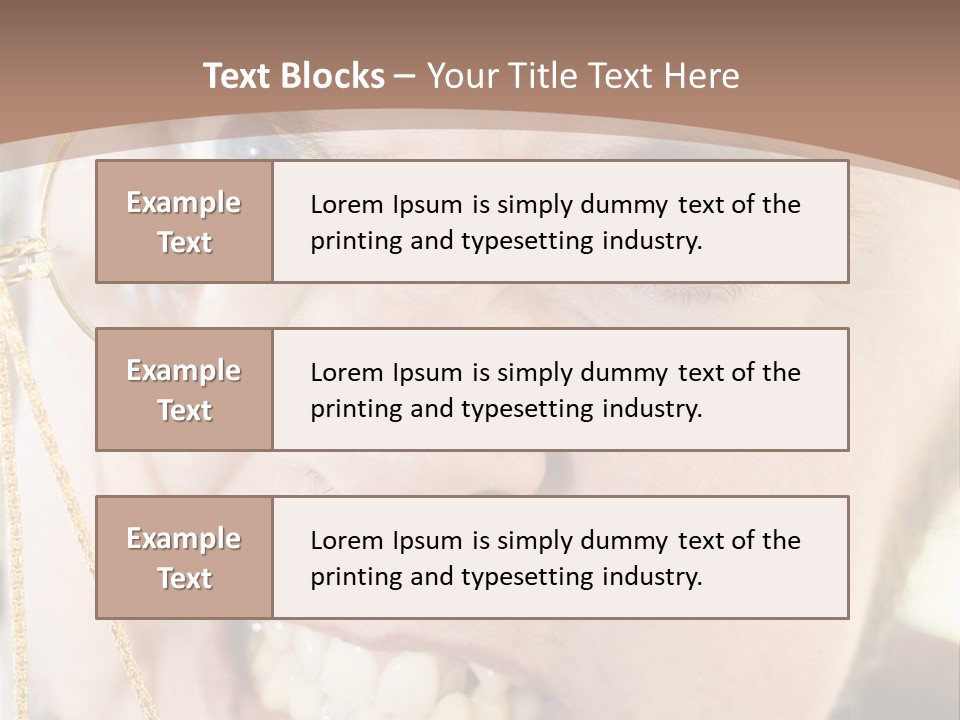 Monocle Man PowerPoint Template