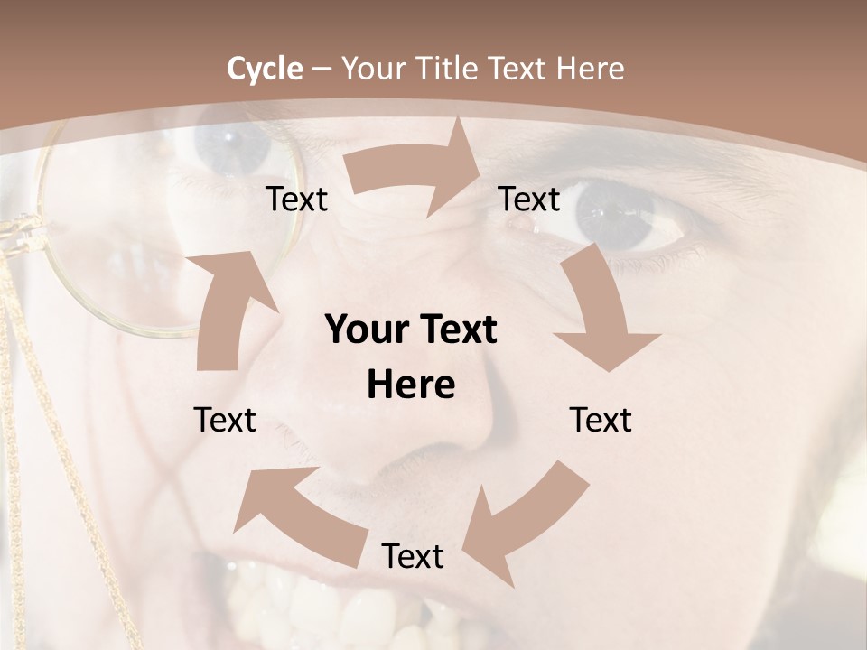 Monocle Man PowerPoint Template