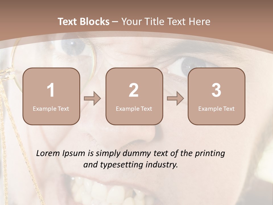 Monocle Man PowerPoint Template