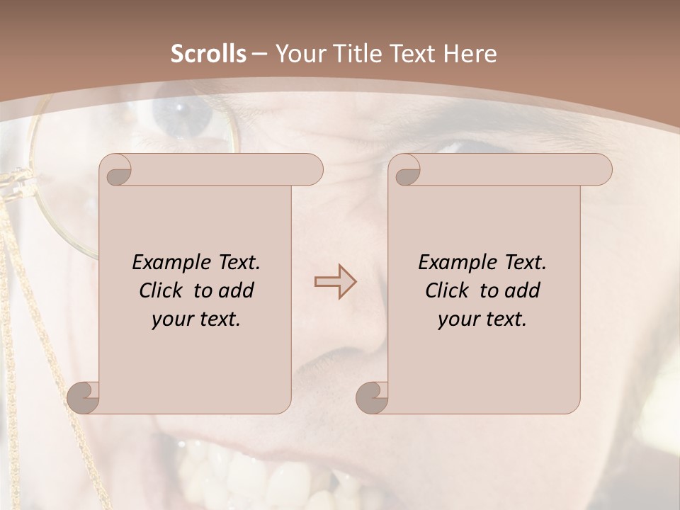 Monocle Man PowerPoint Template