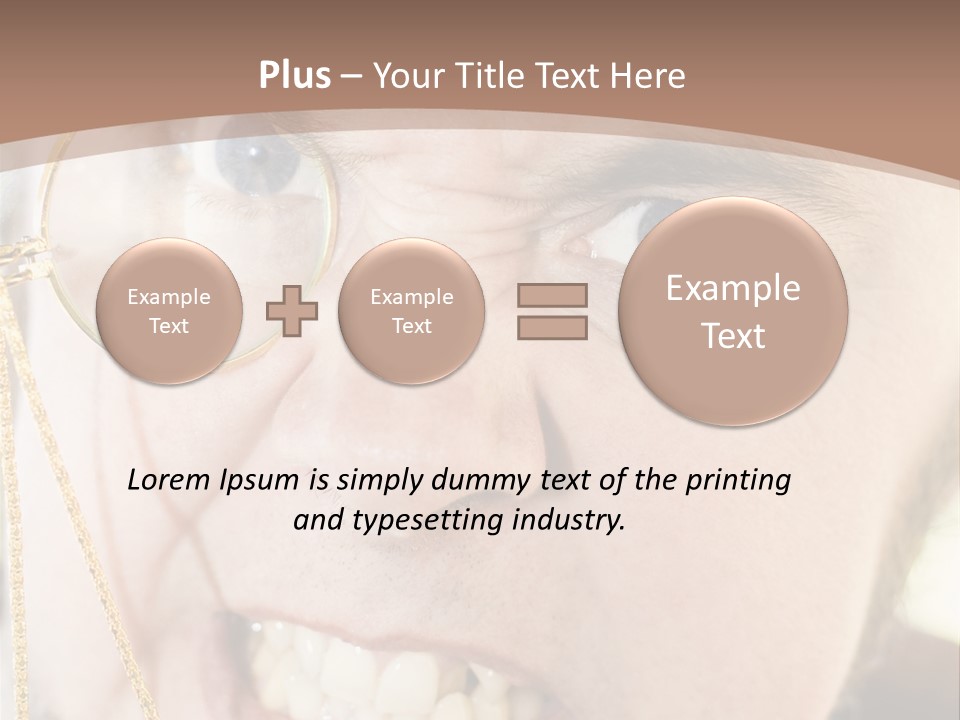 Monocle Man PowerPoint Template